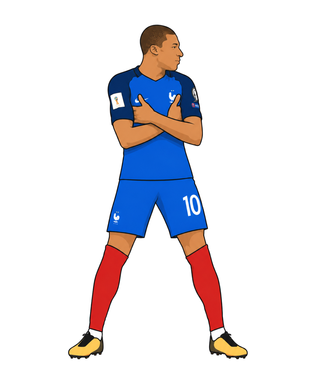 Kylian Frankreich - Oversized Shirt