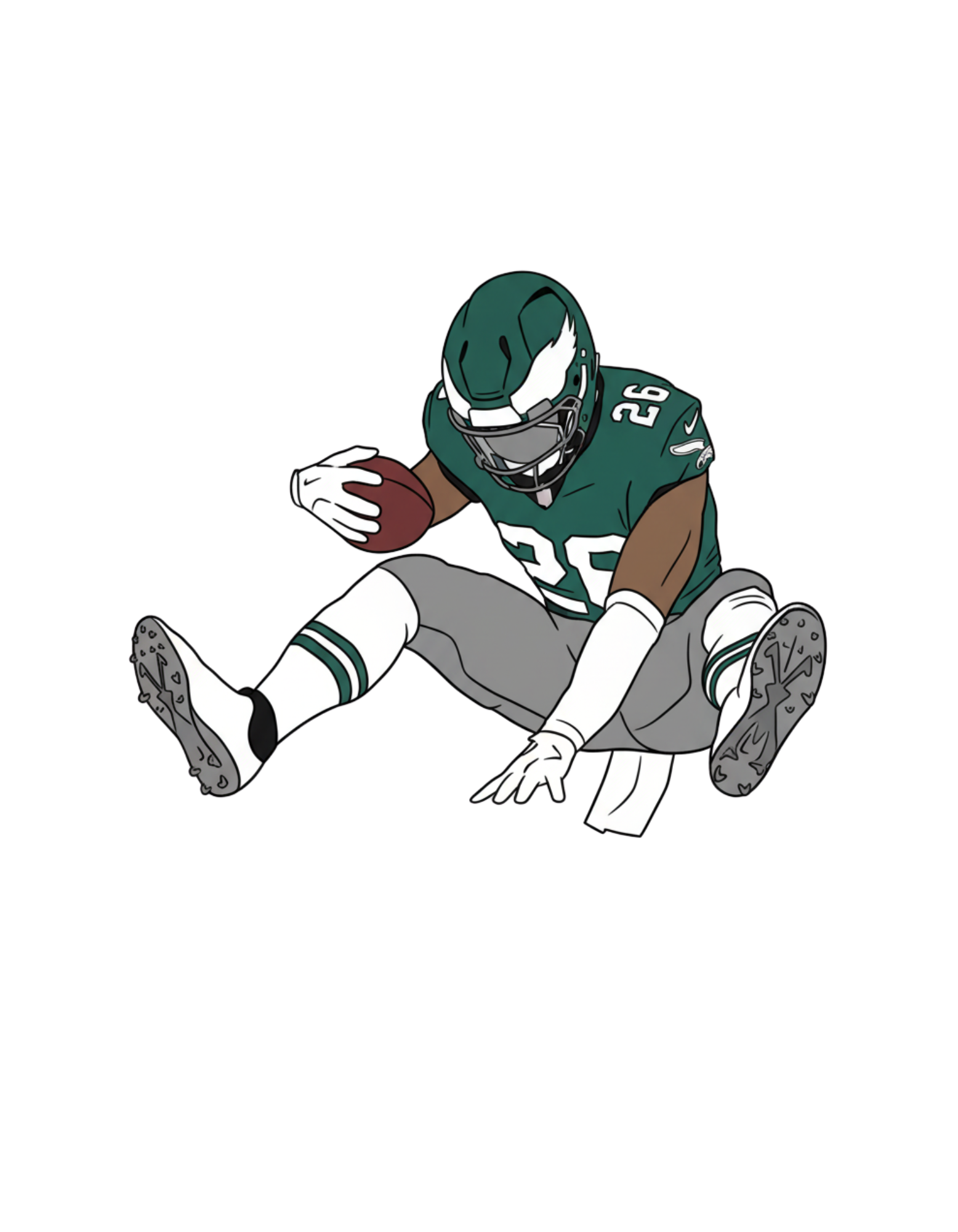 Saquon Hurdle - Oversized Shirt